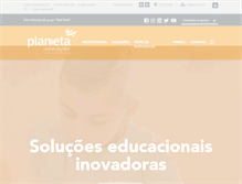 Tablet Screenshot of planetaeducacao.com.br