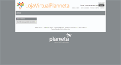 Desktop Screenshot of loja.planetaeducacao.com.br